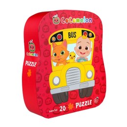 Puzzle dla dzieci w ozdobnym pudełku Autobus