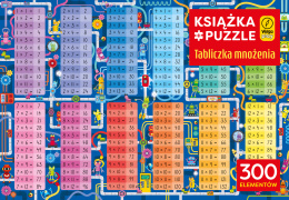 Puzzle 300 elementów. Tabliczka mnożenia + książka