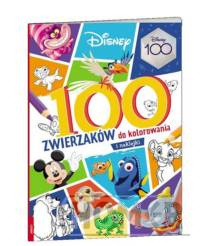 Disney Mix 100 Zwierzaków Do Kolorowania