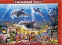 Puzzle 500 Dolphins Underwater