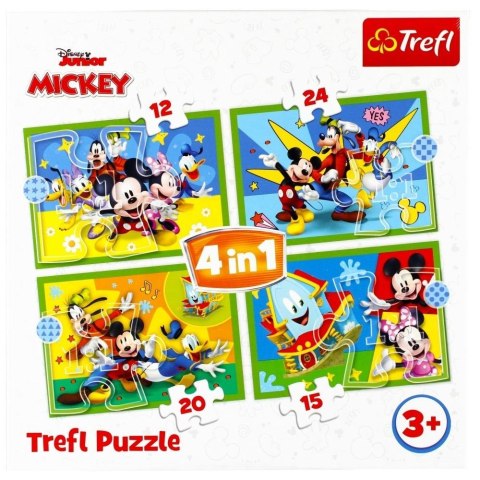 Puzzle 4w1 Wśród przyjaciół TREFL