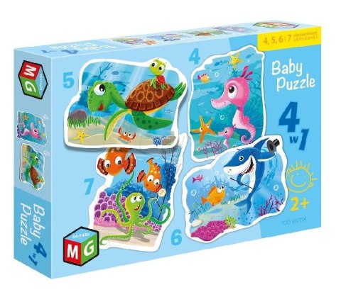 Baby Puzzle 4w1 Pod wodą