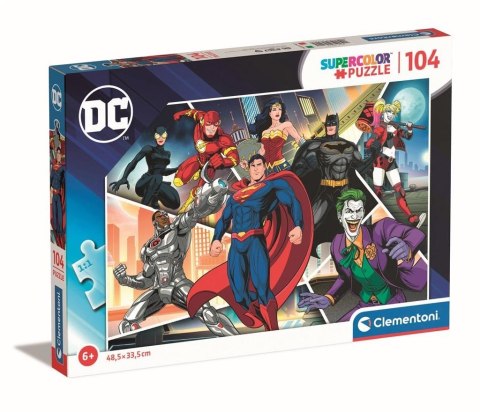 Puzzle 104 Super Kolor DC Comics