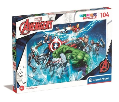 Puzzle 104 Super Kolor Marvel Avengers