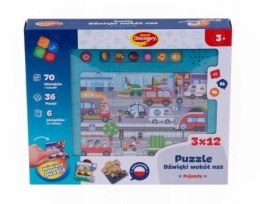 Puzzle dźwięki wokół nas pojazdy