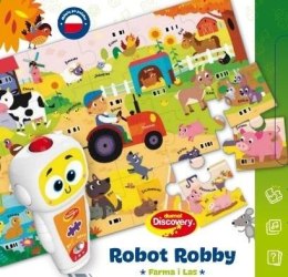 Robot Robby farma i las