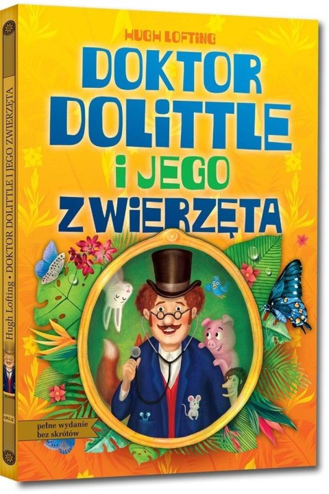 Doktor Dolittle i jego zwierzęta z oprac. okleina