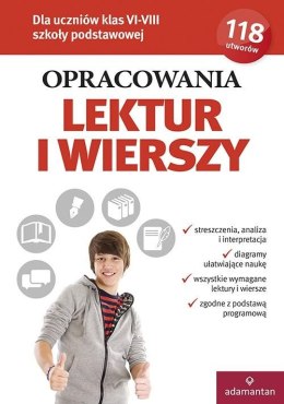 Opracowania lektur i wierszy dla klas 6-8 SP