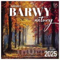 Kalendarz 2025 Ścienny 330x330 Barwy Natury