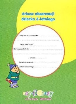 Arkusz obserwacji dziecka 3-letniego