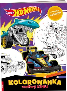 Hot Wheels. Kolorowanka według kodu