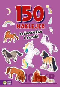 150 naklejek Jednorożce i koniki